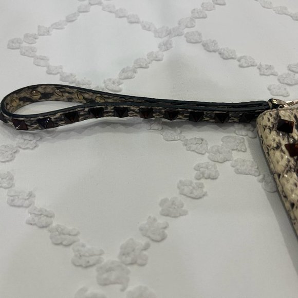 Valentino rockstud snakeskin clutch bag (Authentic) - Picture 7 of 10